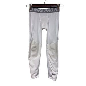 Nike Pro Dri-Fit White Tights Men's Medium Pull On